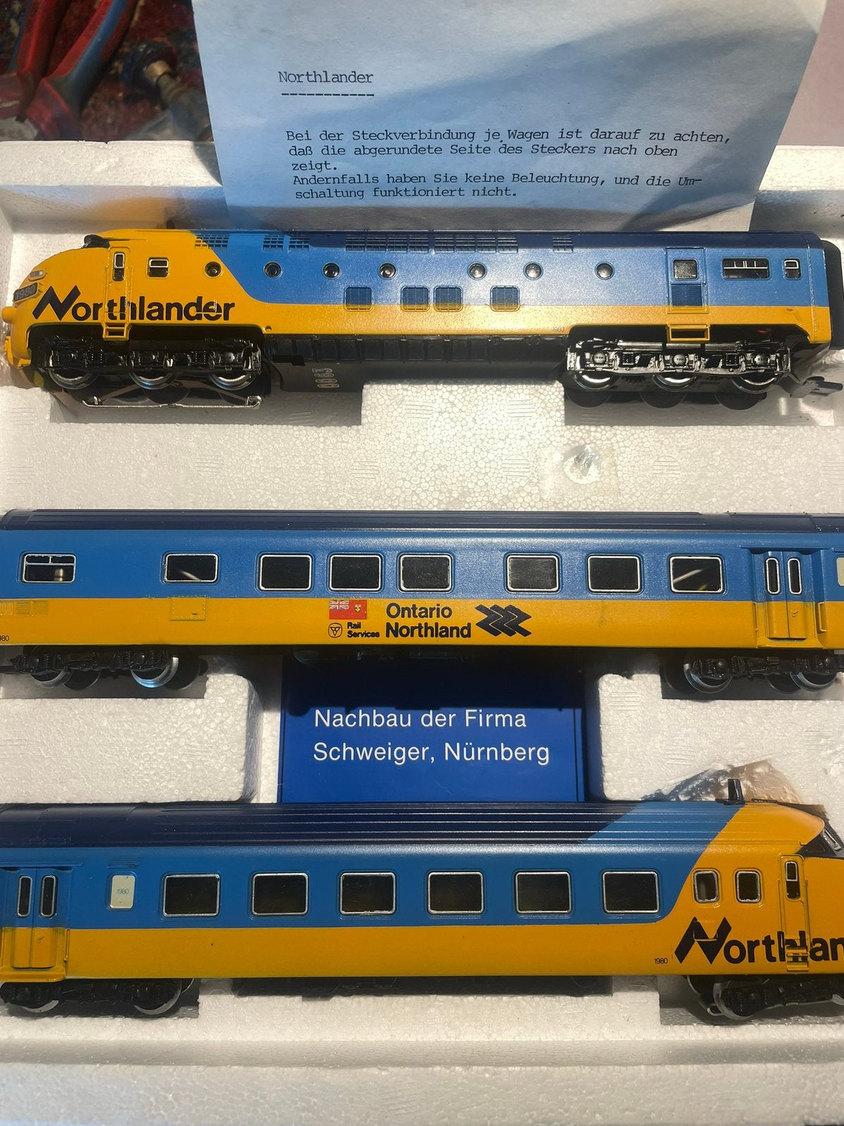 Märklin northlander schweiger (met extra tussenwagon), Ophalen, Zo goed als nieuw, Wisselstroom, Märklin