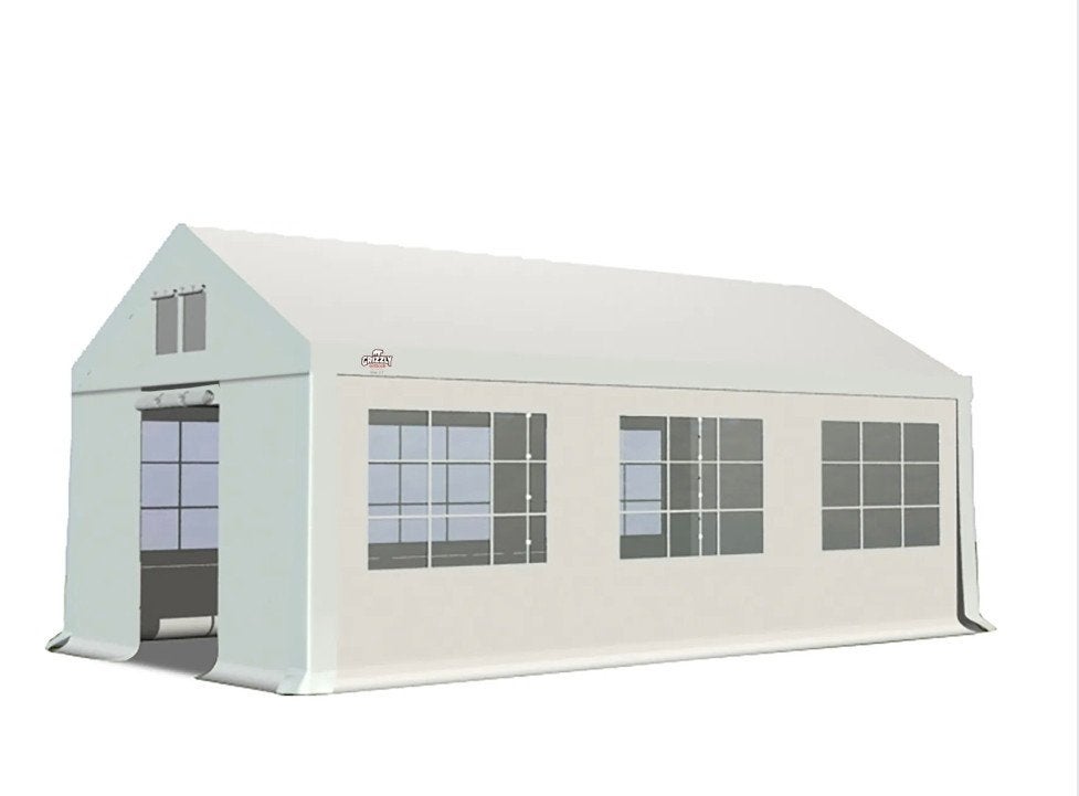 Te huur stevige partytent 4x6, optie: opbouwen, Partytent, Zo goed als nieuw, 4 tot 6 meter, 5 tot 8 meter