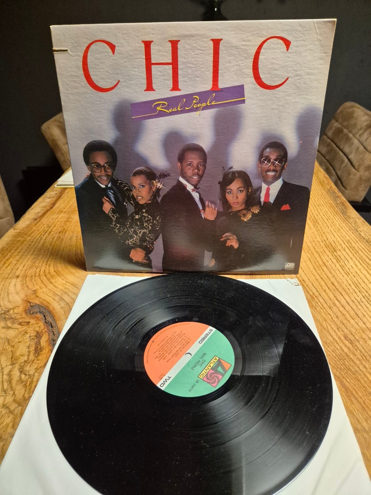 Chic - Real People LP (1980) Disco/Funk Vinyl, LP, Gebruikt, Ophalen of Verzenden, Funk