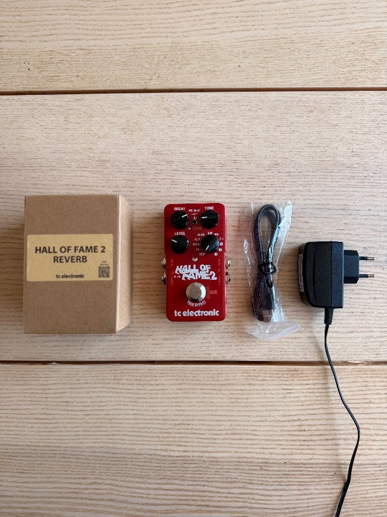 tc electronic Hall of Fame 2 + 9v power supply, Ophalen of Verzenden, Zo goed als nieuw, Reverb