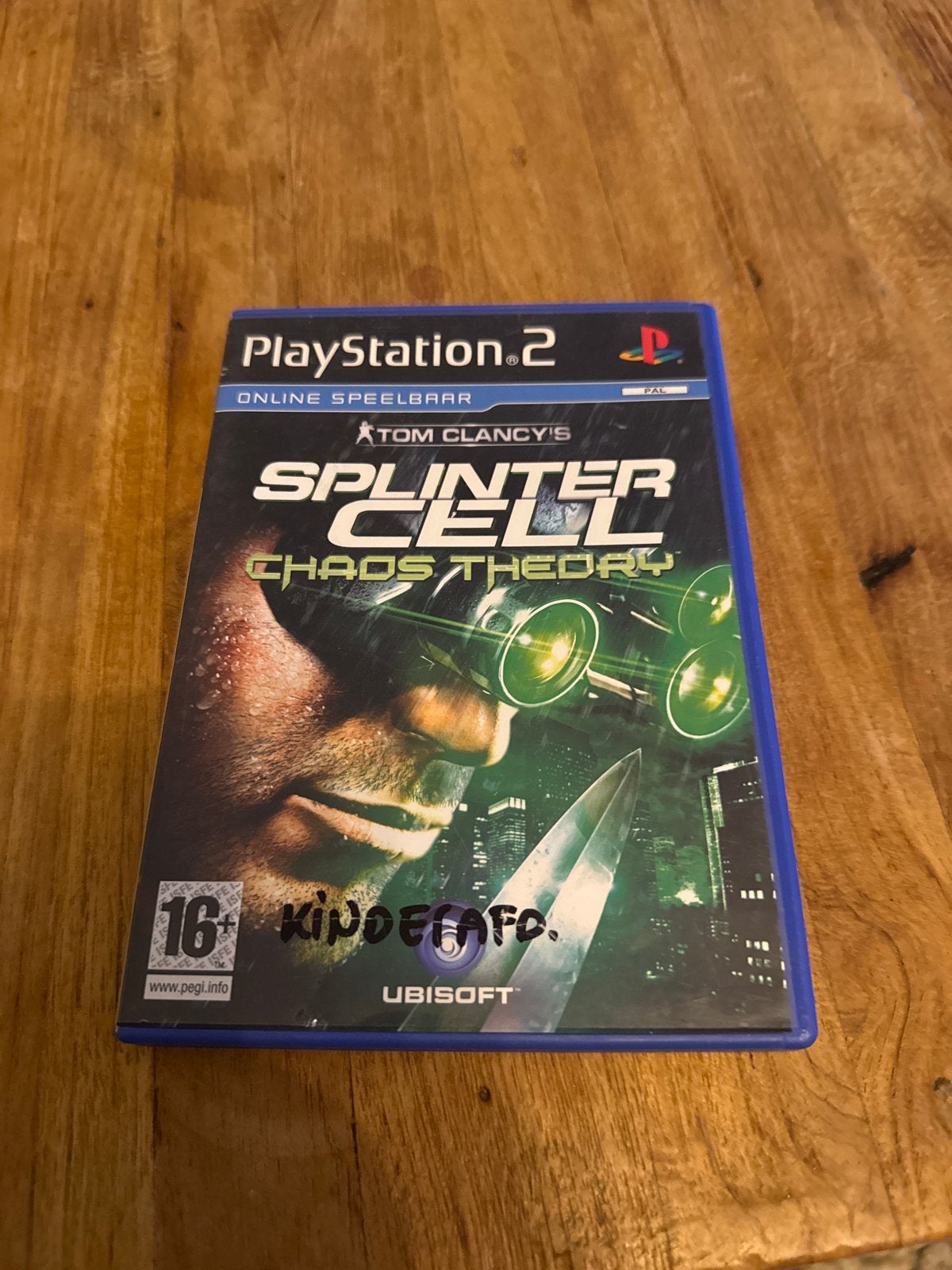 Tom Clancy's Splinter Cell Chaos Theory PS2, Avontuur en Actie, Online, Gebruikt, 1 speler