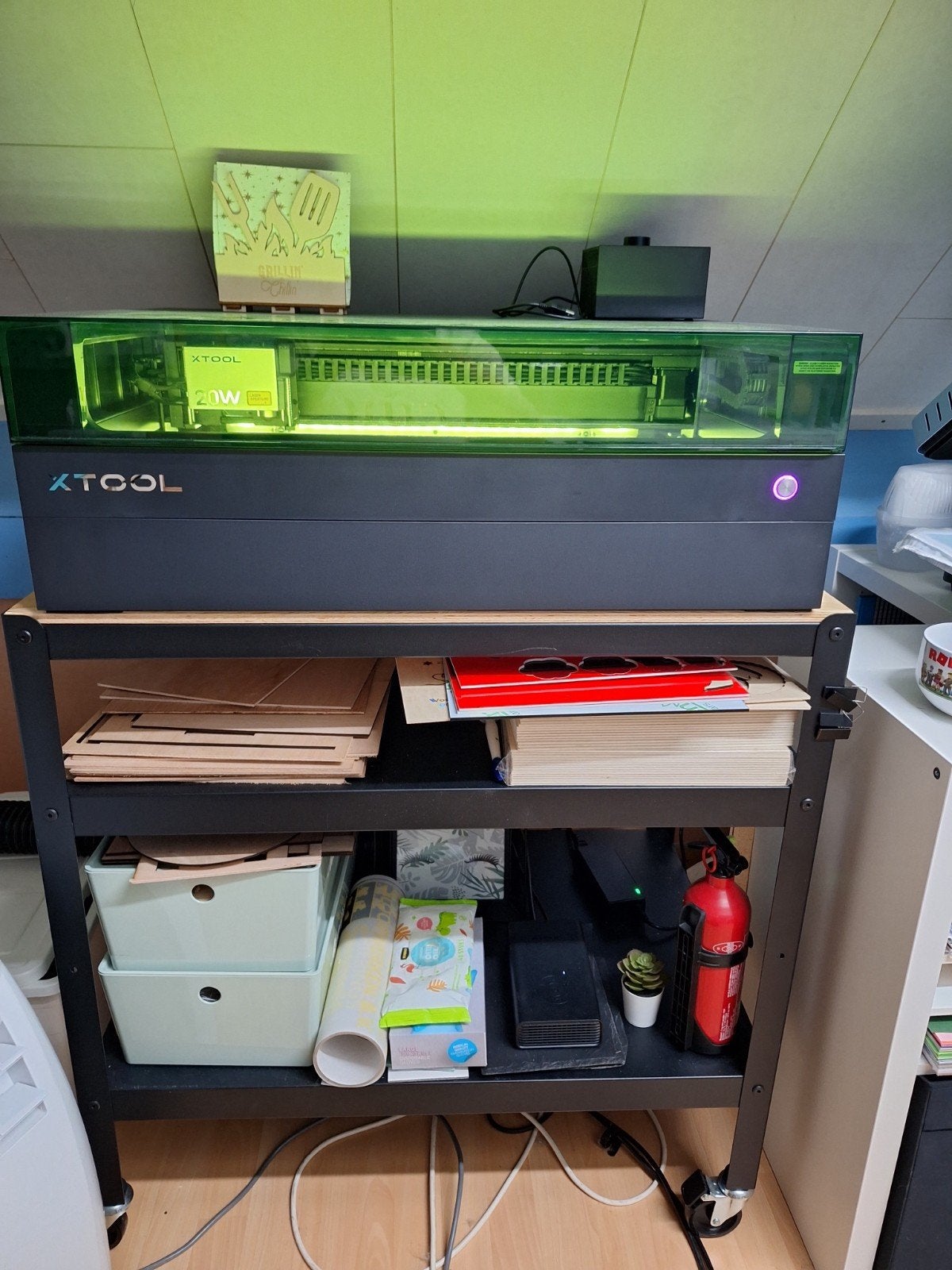 Xtool S1 20watt lasermachine, Gereedschap of Toebehoren, Zo goed als nieuw, Overige merken, Ophalen