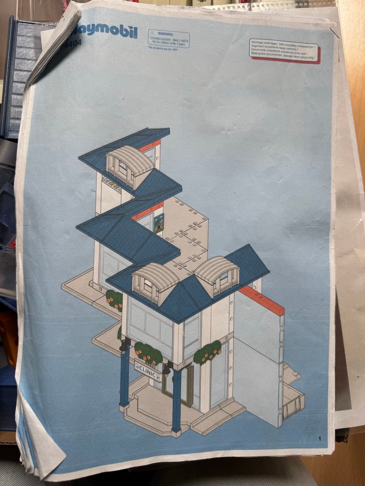 Playmobil Ziekenhuis/Kliniek (4404) met extras/geen poppetje, Ophalen, Gebruikt, Jongen of Meisje