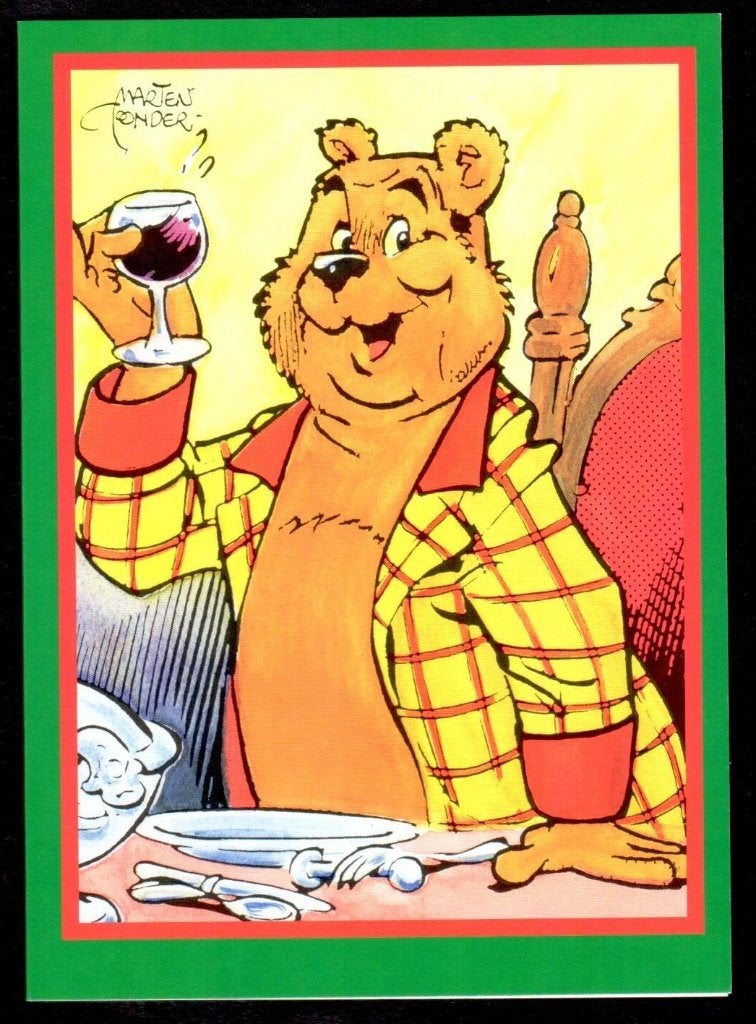 Bommel en Tom Poes - Wenskaart Kerst en Nieuwjaar - B, Verzamelen, Ophalen of Verzenden, Olivier B, Bommel en Tom Poes, Nieuw