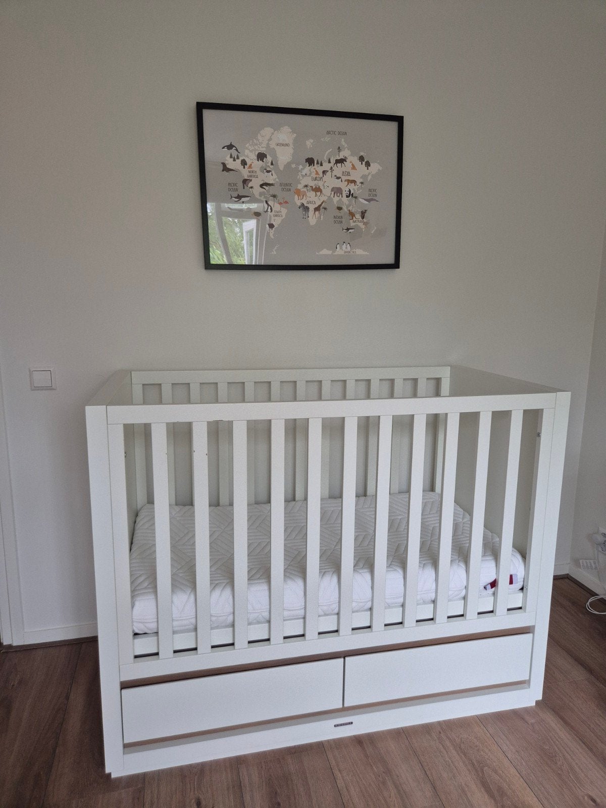 Kidsmill Accent shadow Ledikant 60x120cm nieuw gekocht, 70 tot 85 cm, Zo goed als nieuw, Minder dan 140 cm, Ophalen