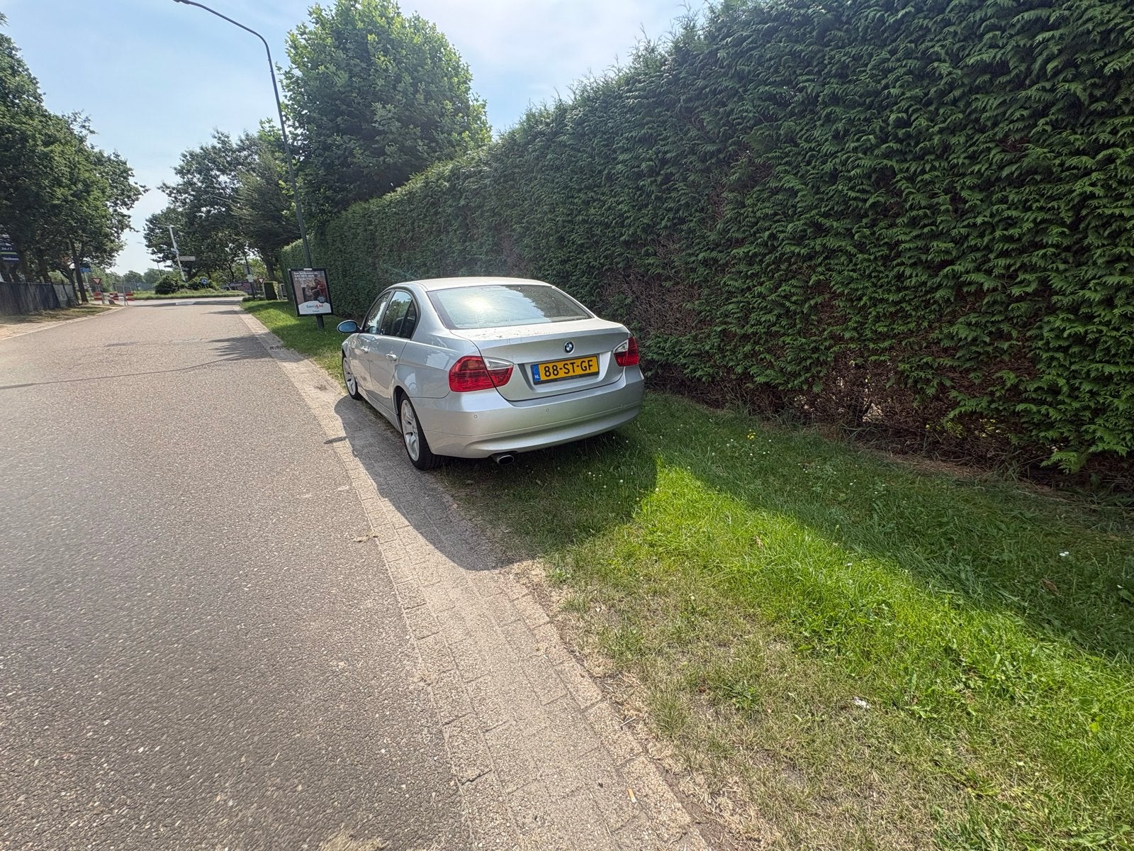 BMW 3-Serie 2.0 I 318 2006 Grijs, Auto's, Zwart, 4 cilinders, 129 pk, Bedrijf