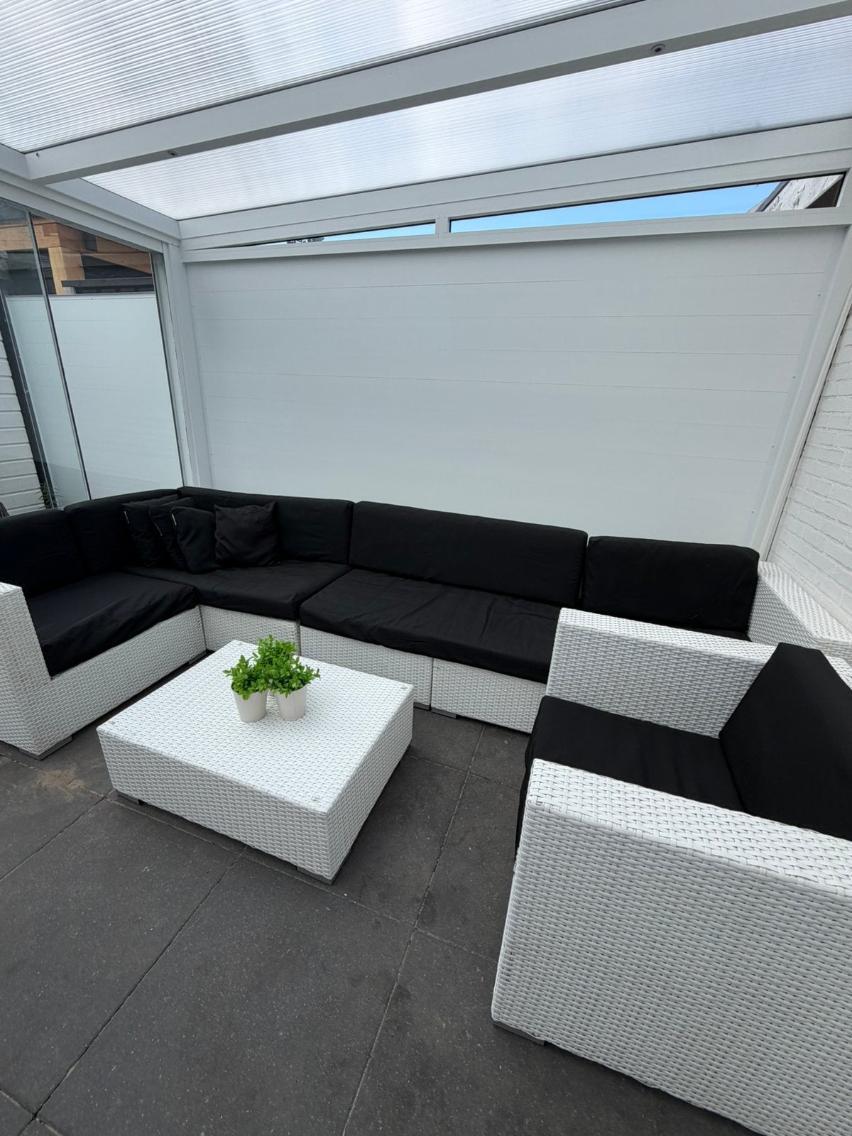Loungeset, Tuin en Terras, Tuinsets en Loungesets, Zo goed als nieuw, Ophalen of Verzenden