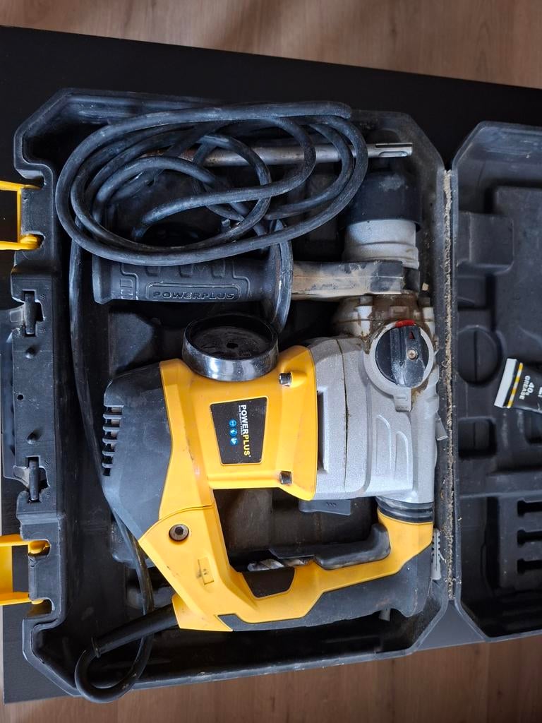 POWERPLUS Boorhamer POWX1195 - Zo goed als nieuw, Ophalen, 600 watt of meer, Boor- en/of Breekhamer, Zo goed als nieuw