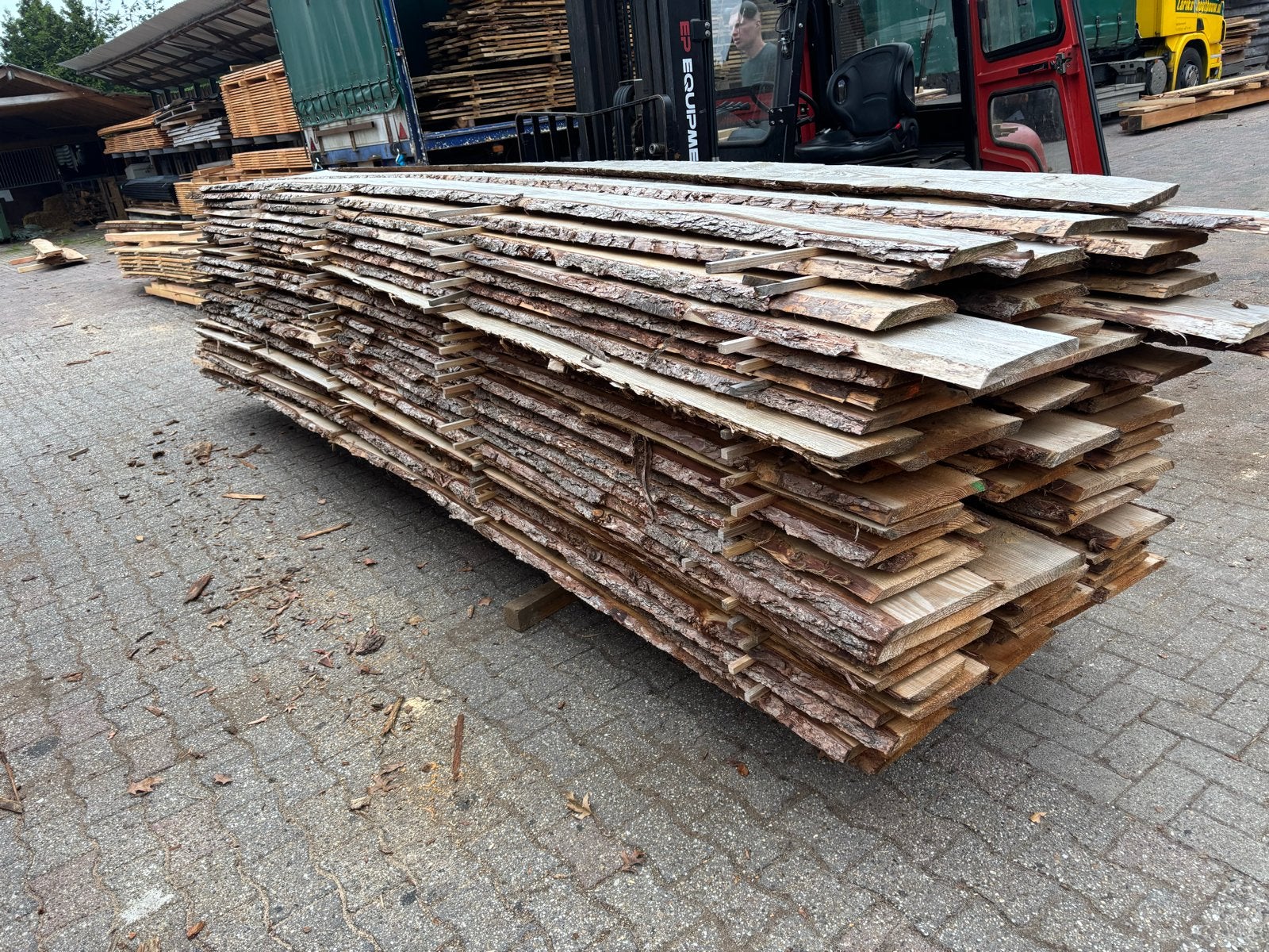 Lariks Douglas Schaaldelen - Rustiek en Duurzaam Hout, Doe-het-zelf en Verbouw, Hout en Planken, Nieuw, Plank, Overige houtsoorten