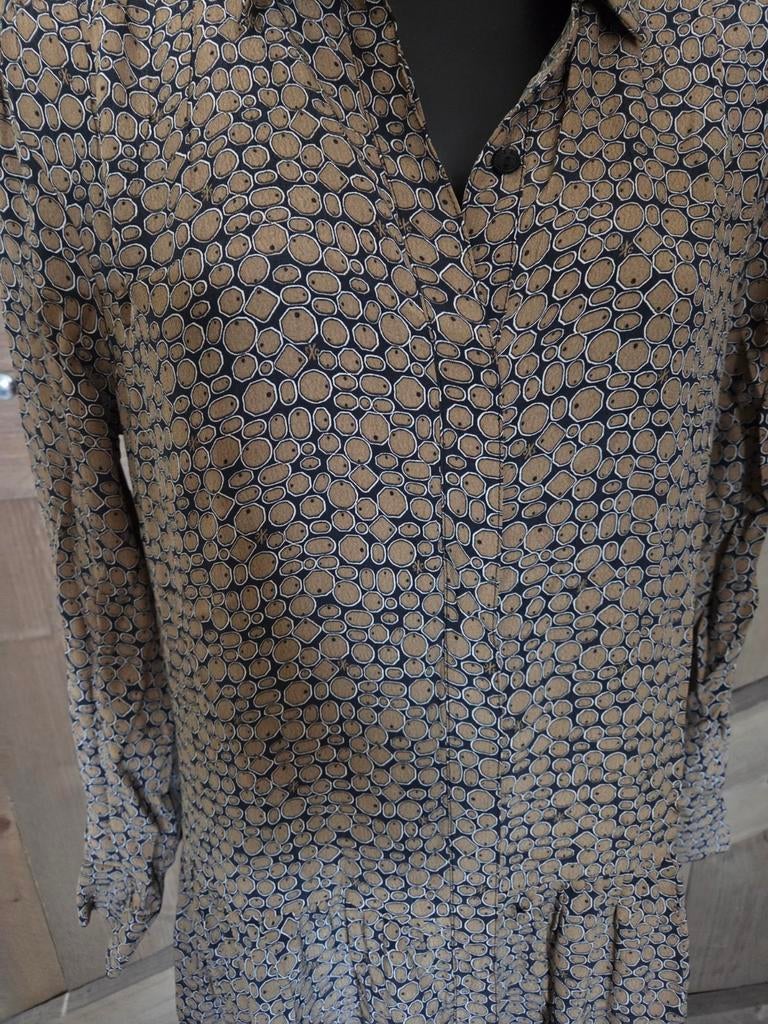 Silvercreek Jurk Maat 34 - Leuk Wijdvallend Patroon, Bruin, Ophalen of Verzenden, Maat 34 (XS) of kleiner, Gedragen