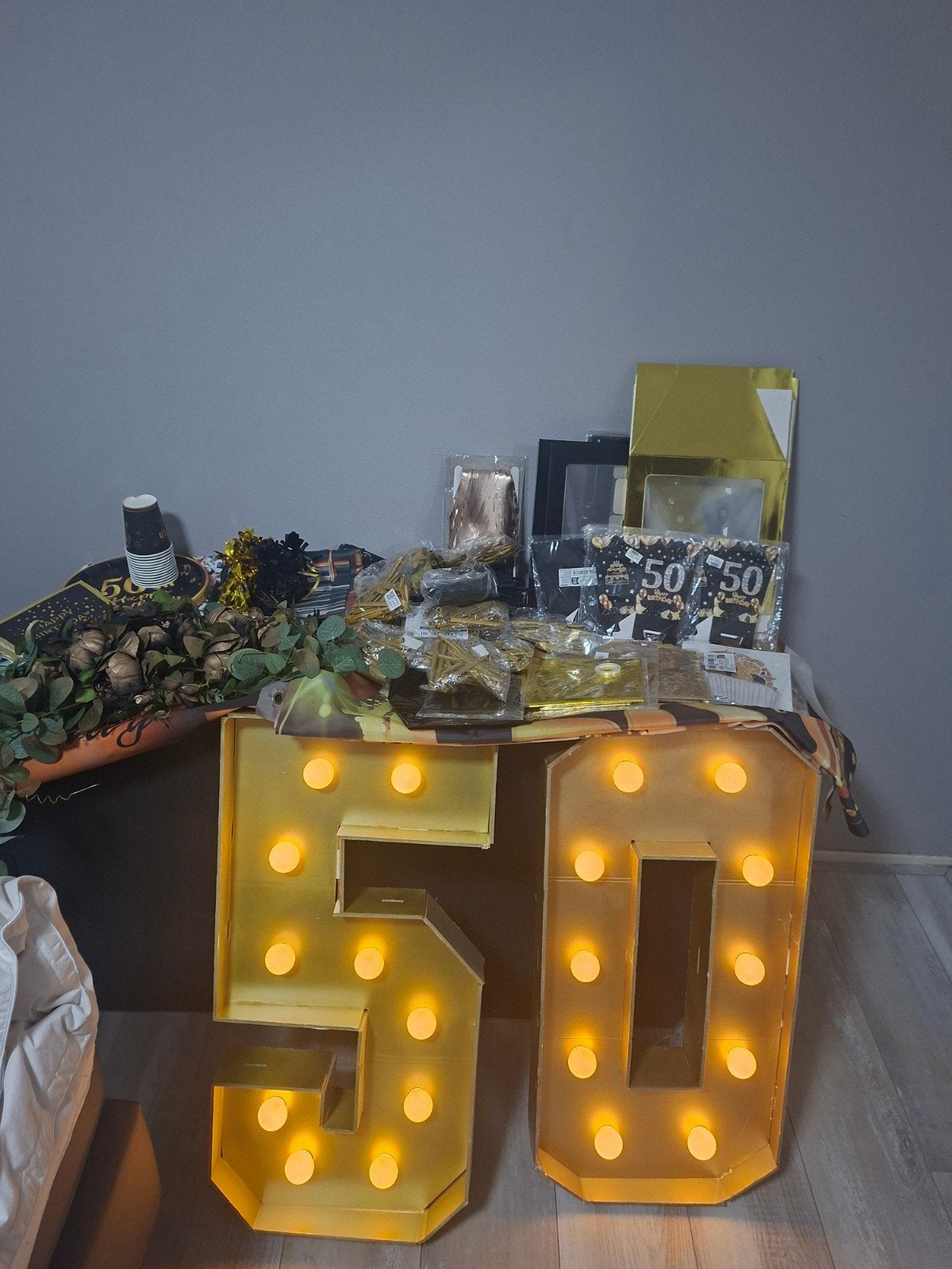 Verjaardag Versiering Verjaardag 50, Ophalen, Zo goed als nieuw, Versiering, Verjaardag