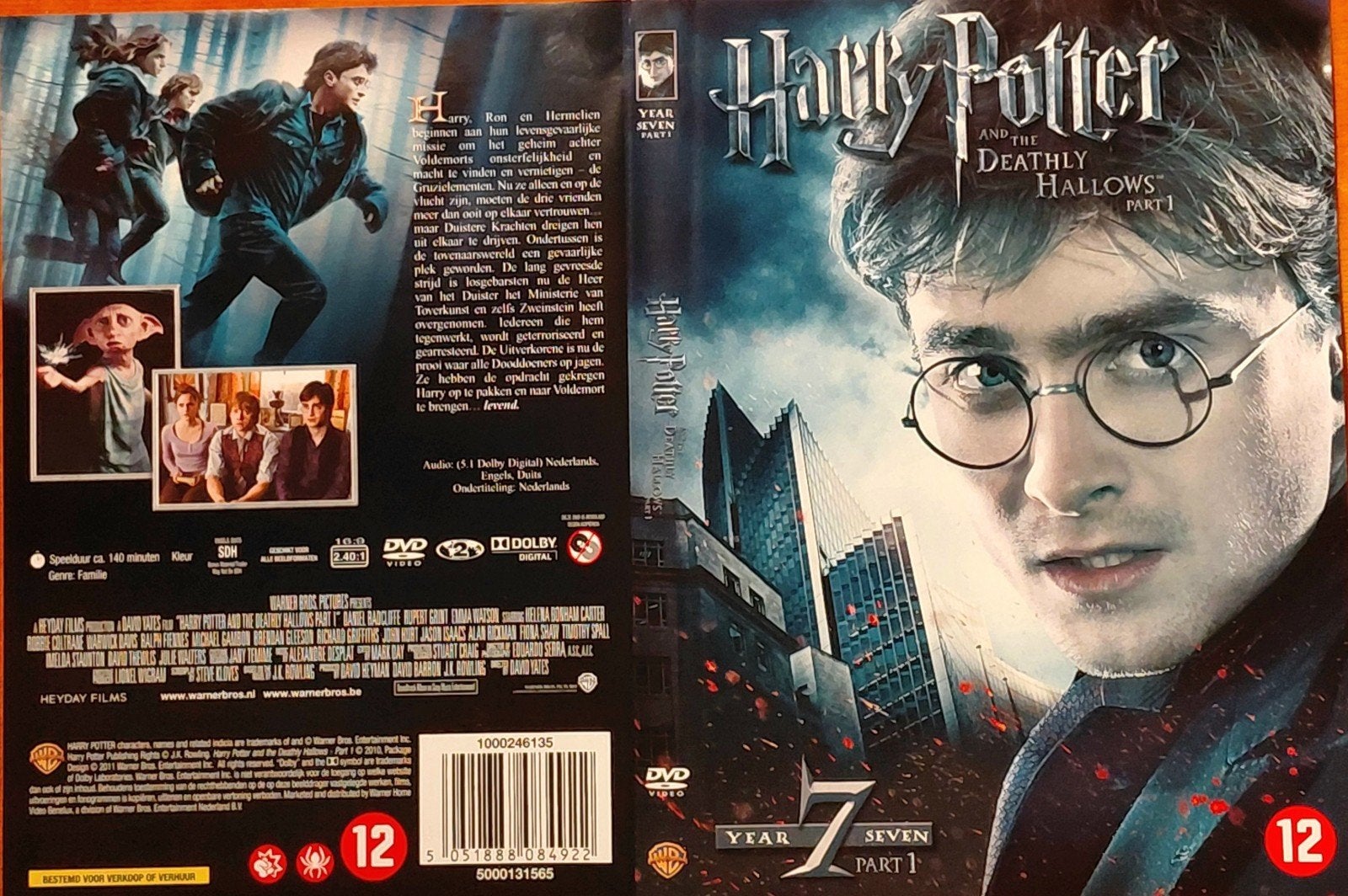 (208) Harry Potter en de Relieken van de Dood Deel 1 DVD, Cd's en Dvd's, Duits, Gebruikt, Nederlands, Ophalen of Verzenden