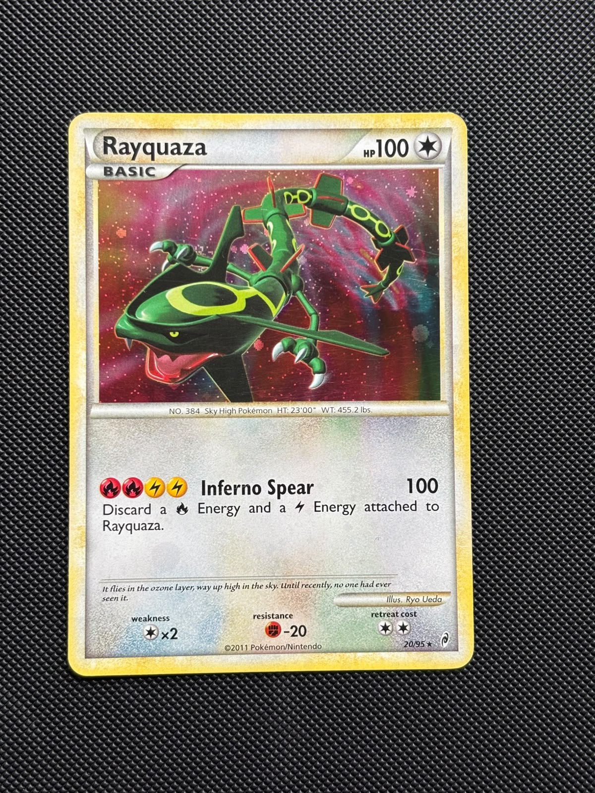 Rayquaza call of legends CL 20 pokemon kaarten