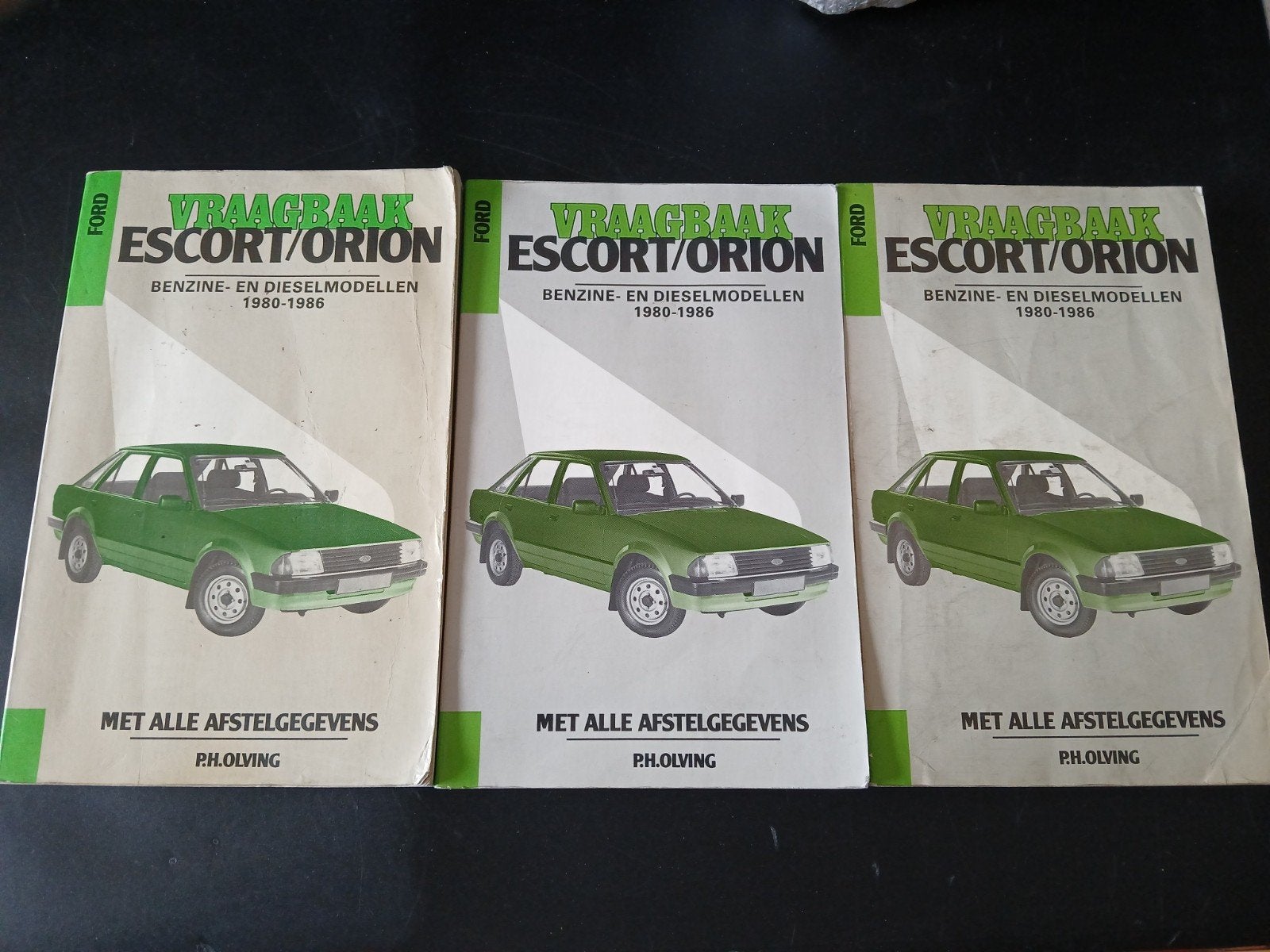 3x Ford Escort/Orion Vraagbaak (1980-1986) - Benzine/Diesel, Ophalen of Verzenden, Gelezen, Ford
