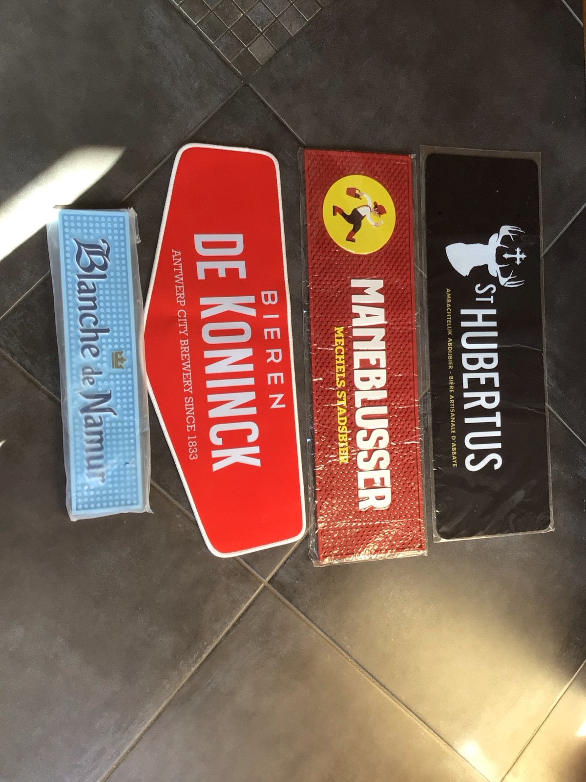 bar matten - De Koninck, Maneblusser, St. Hubertus, Ophalen of Verzenden, Nieuw, Overige typen, De Koninck