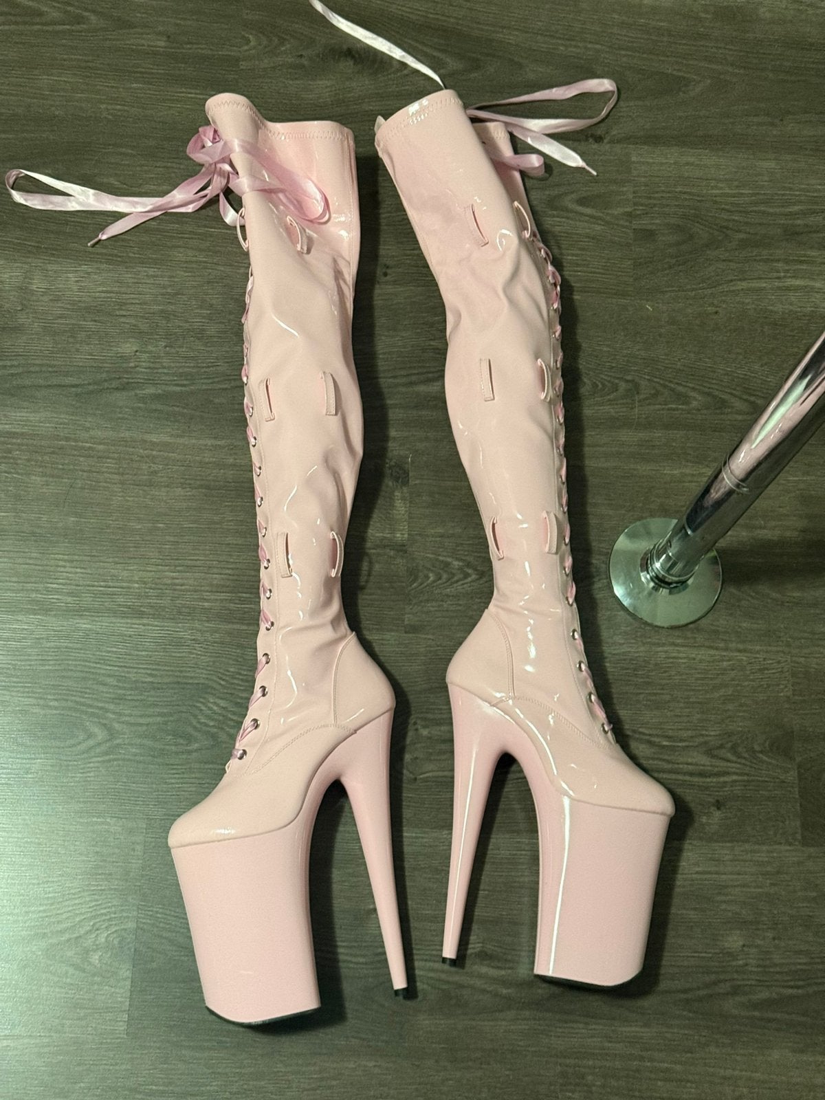 Baby roze pleaser beyond 3028 10inch, Verzenden, Dansschoenen, Zo goed als nieuw, Roze