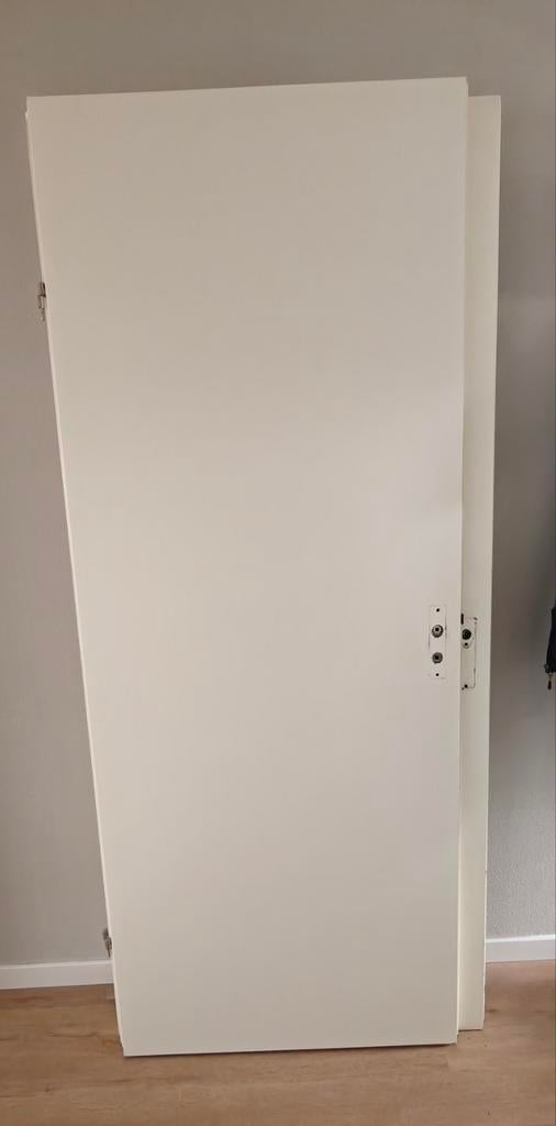 2x opdek binnendeuren - gebruikt, maat: 211,5x83cm, Doe-het-zelf en Verbouw, Deuren en Horren, Ophalen, Gebruikt, 80 tot 100 cm