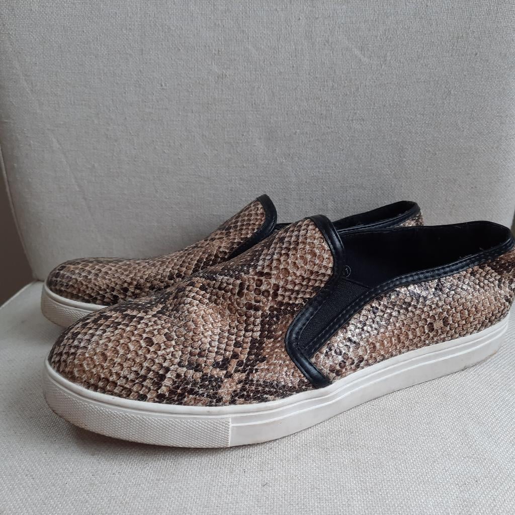 La Strada instappers loafers slangenprint maat 41 - nieuw -, Bruin, Instappers, Nieuw, Ophalen of Verzenden