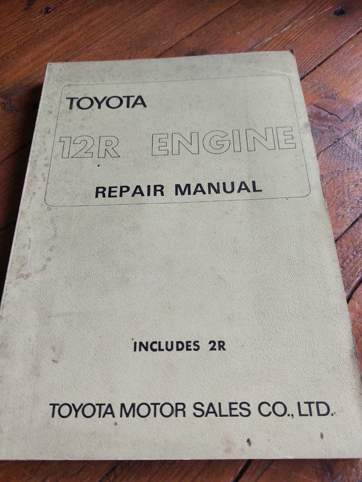 REPAIR MANUAL ENGINE TOYOTA 12R MOTOR HIACE HILUX, Ophalen of Verzenden