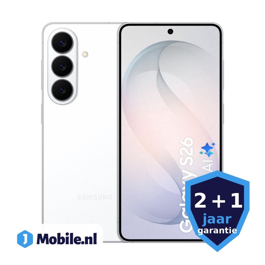 Samsung Galaxy S26 - 512GB - White, Store.nl@samsung.com, Wit, Touchscreen, Nieuw