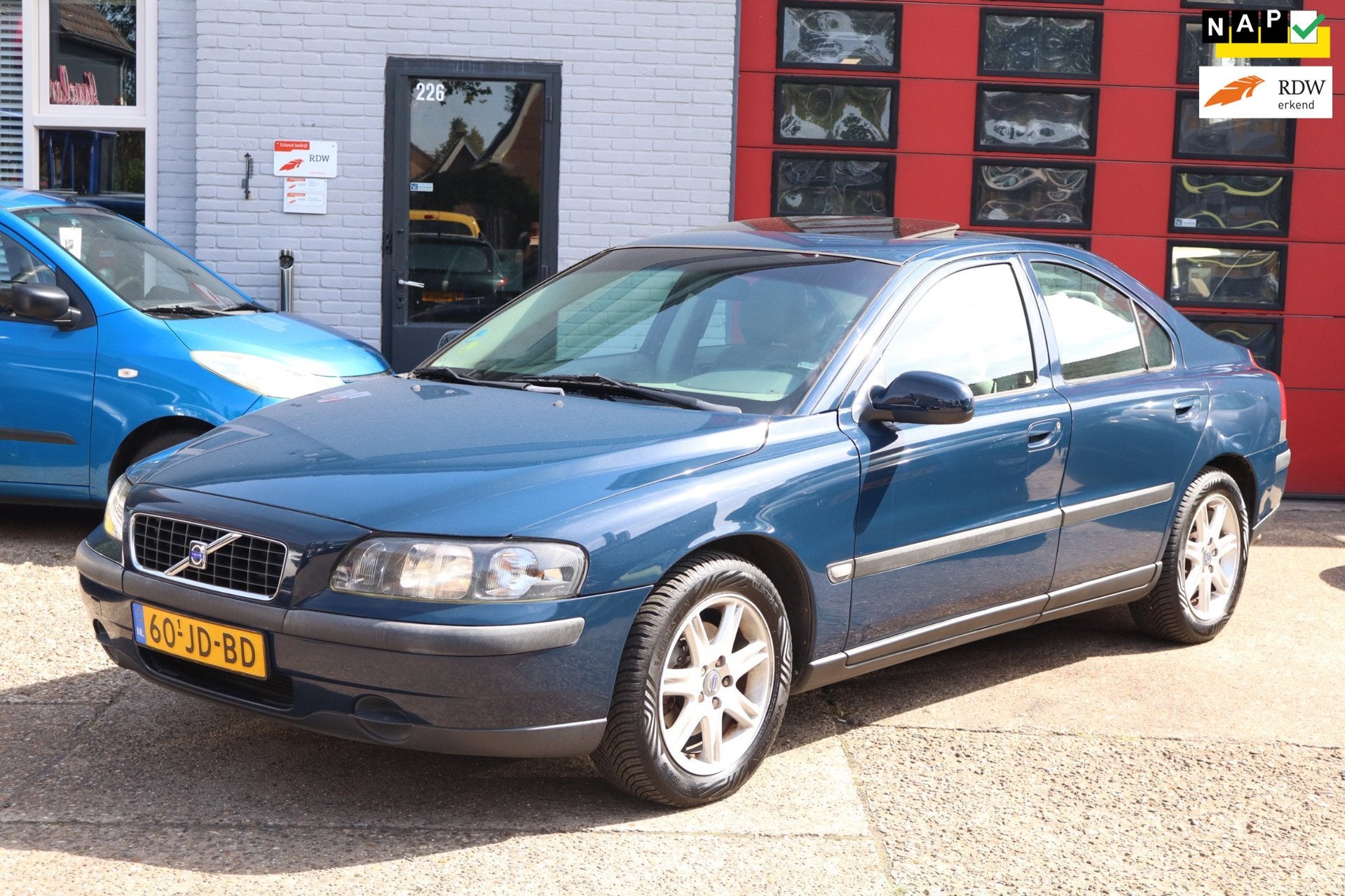 Volvo S60 2.4 , Schakel , Youngtimer,, Voorwielaandrijving, Gebruikt, Blauw, S60