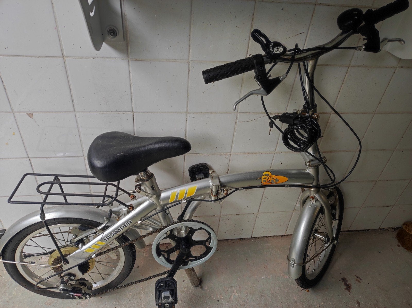 Scamper vouwfiets, 6 versnellingen, Fietsen en Brommers, 20 inch of meer, Gebruikt, Versnellingen, Totaal opvouwbaar