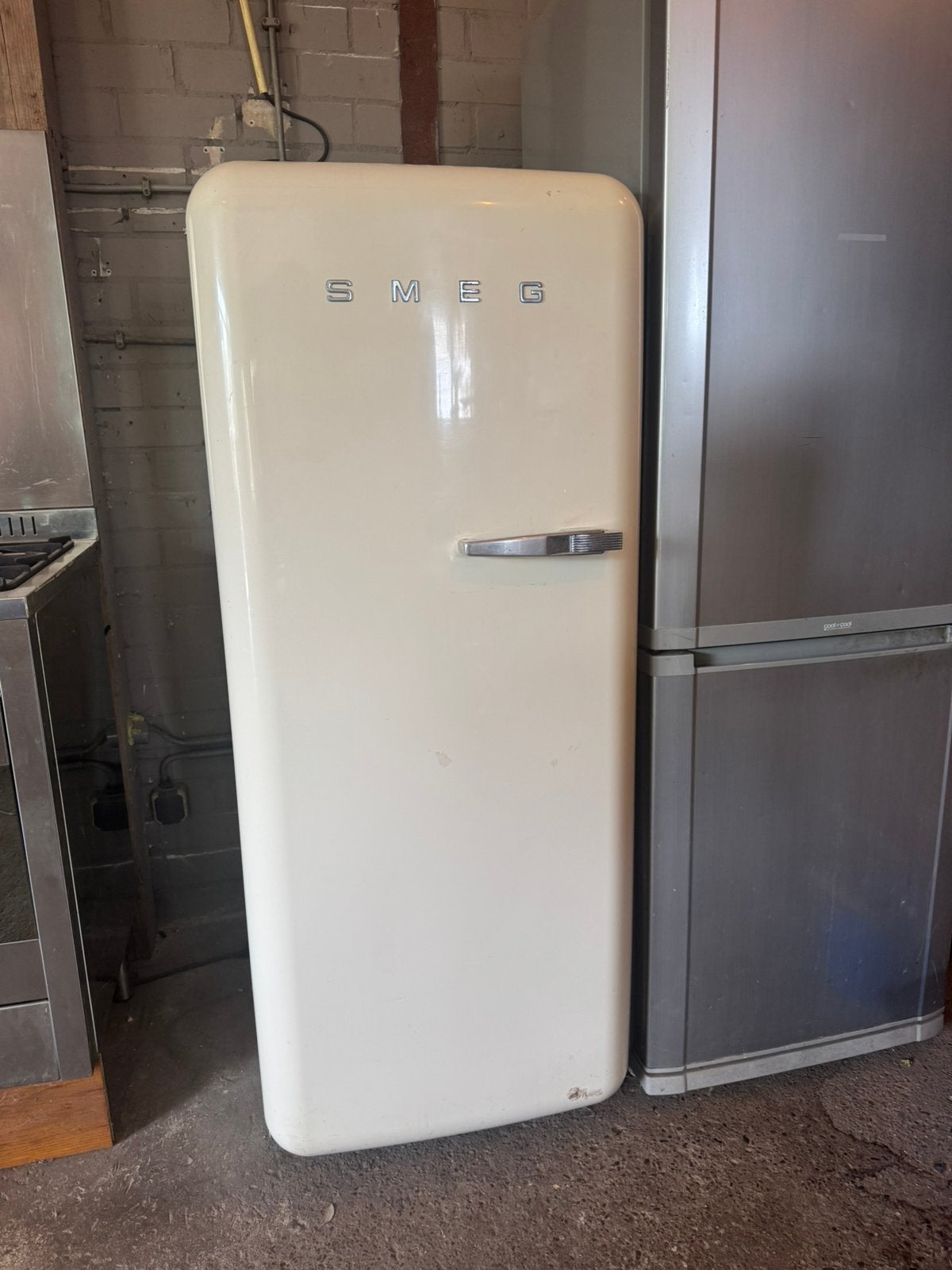 Smeg koelkast, Witgoed en Apparatuur, Koelkasten en IJskasten, Ophalen, Gebruikt, 200 liter of meer, 160 cm of meer