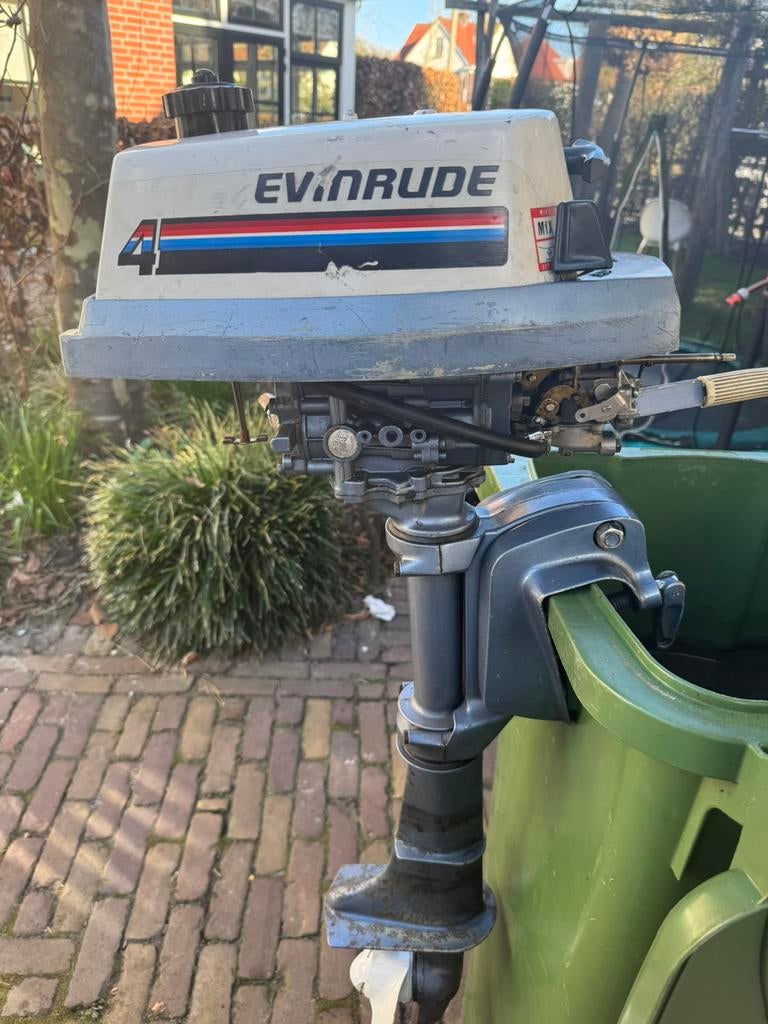 Evinrude 4pk buitenboordmotor (loopt goed), Watersport en Boten, Accessoires en Onderhoud, Ophalen of Verzenden, Zo goed als nieuw