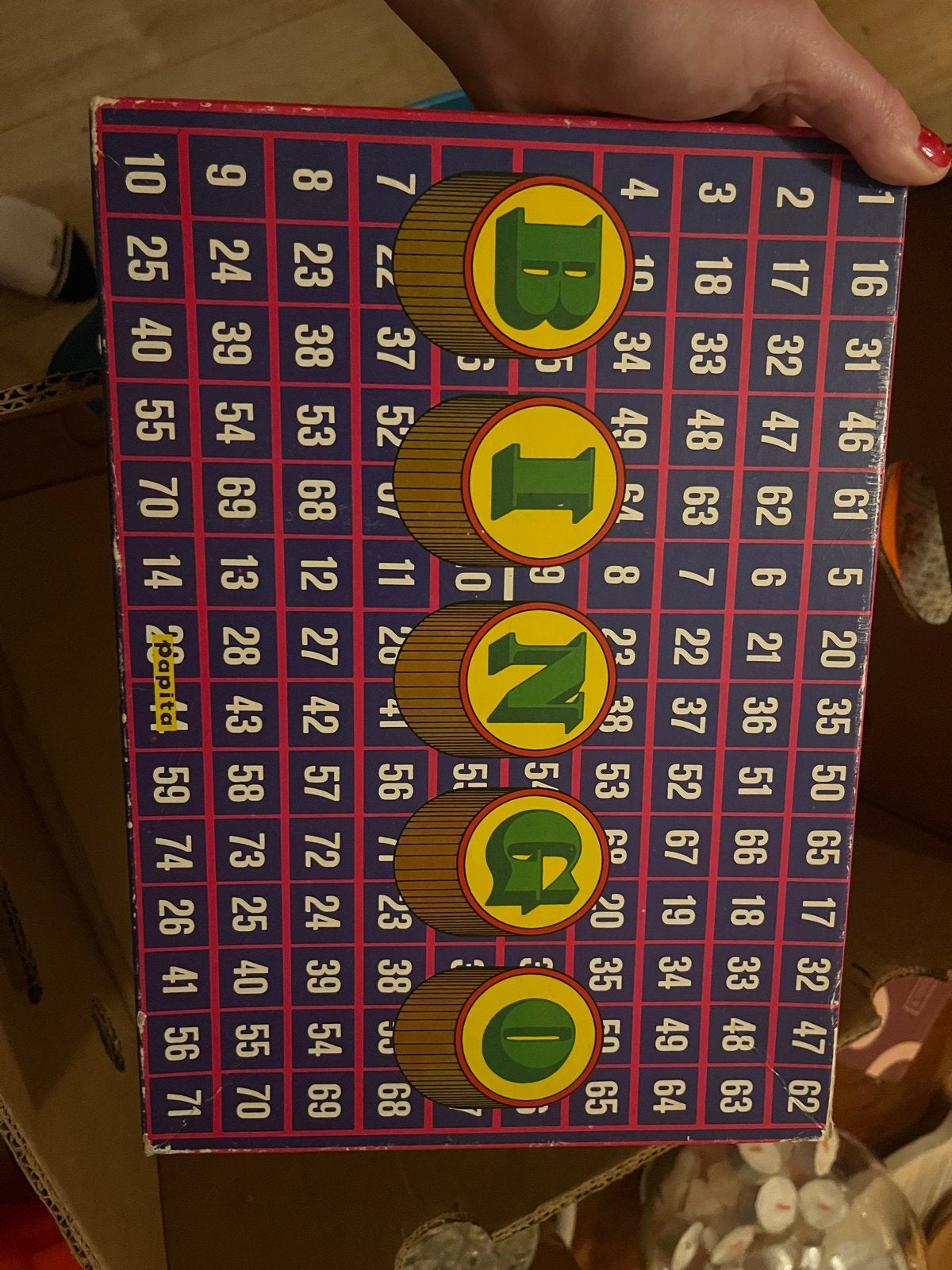 Vintage Rapido Bingo Spel - Klassieke Editie, Vijf spelers of meer, Ophalen of Verzenden, Gebruikt