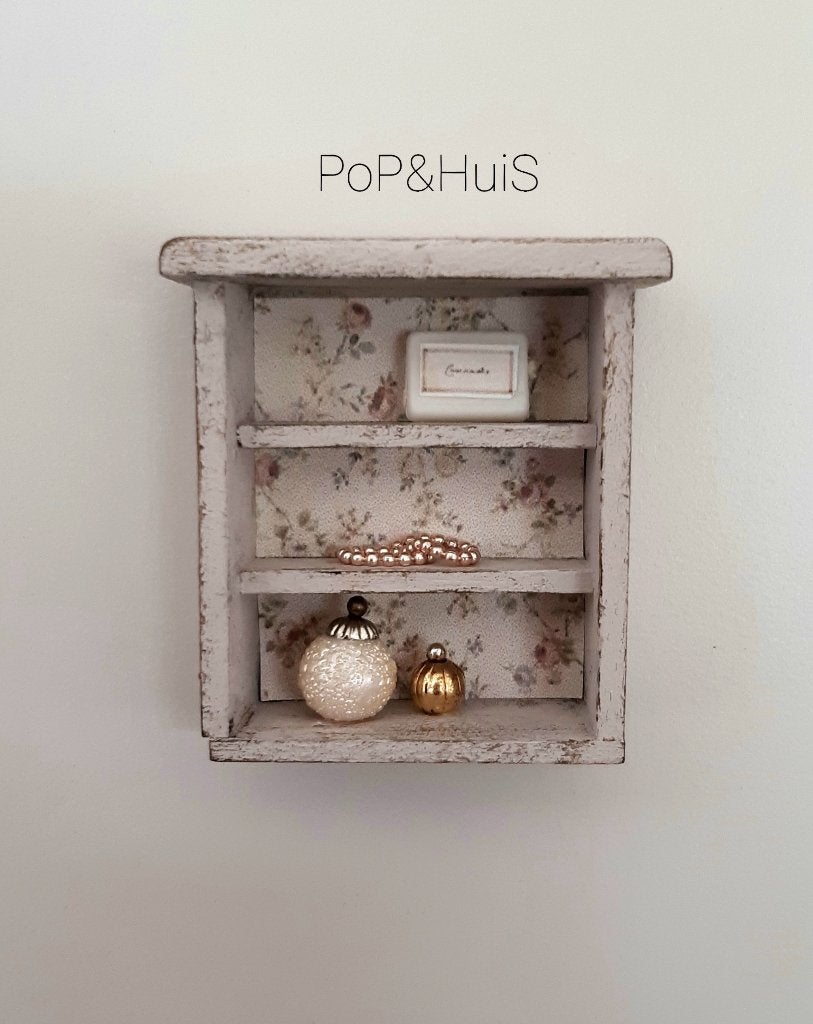 Toiletkastje 1:12, Ophalen of Verzenden, Zo goed als nieuw, Poppenhuis