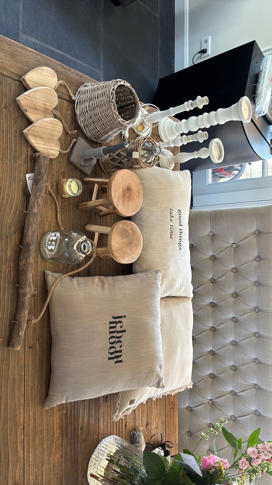 Diverse accessoires te koop, Huis en Inrichting, Ophalen of Verzenden, Zo goed als nieuw, Rond, Hout