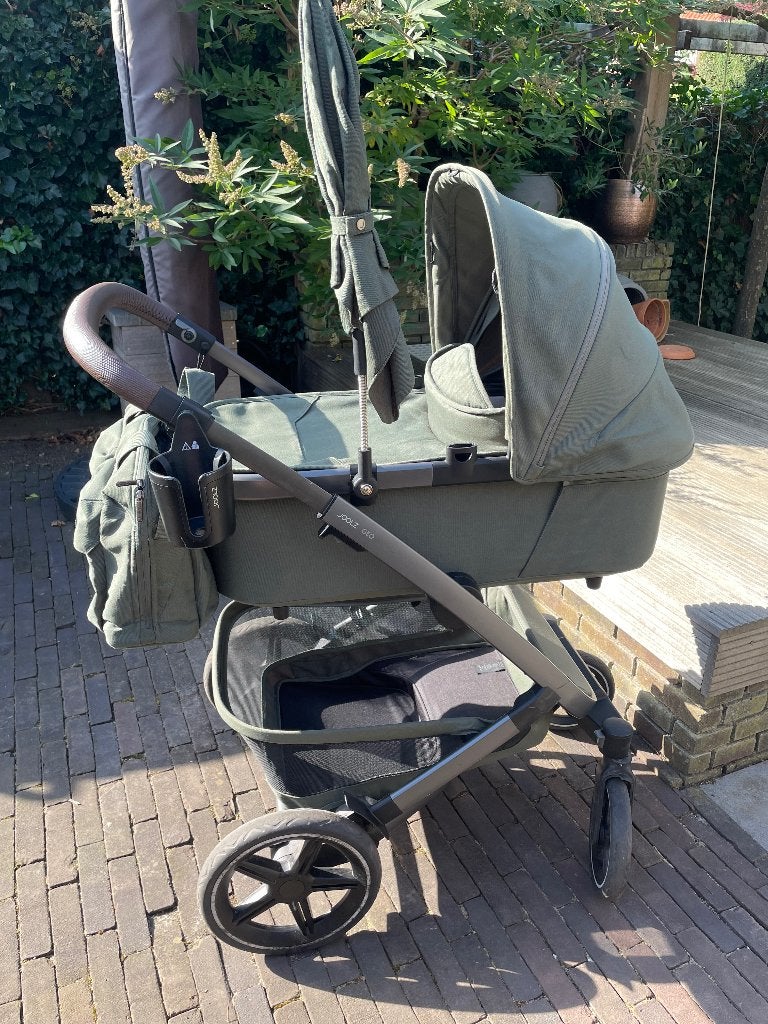Joolz Geo 3 kinderwagen Marvelous green met vele extra s, Ophalen of Verzenden, Zo goed als nieuw, Met reiswieg, Kinderwagen