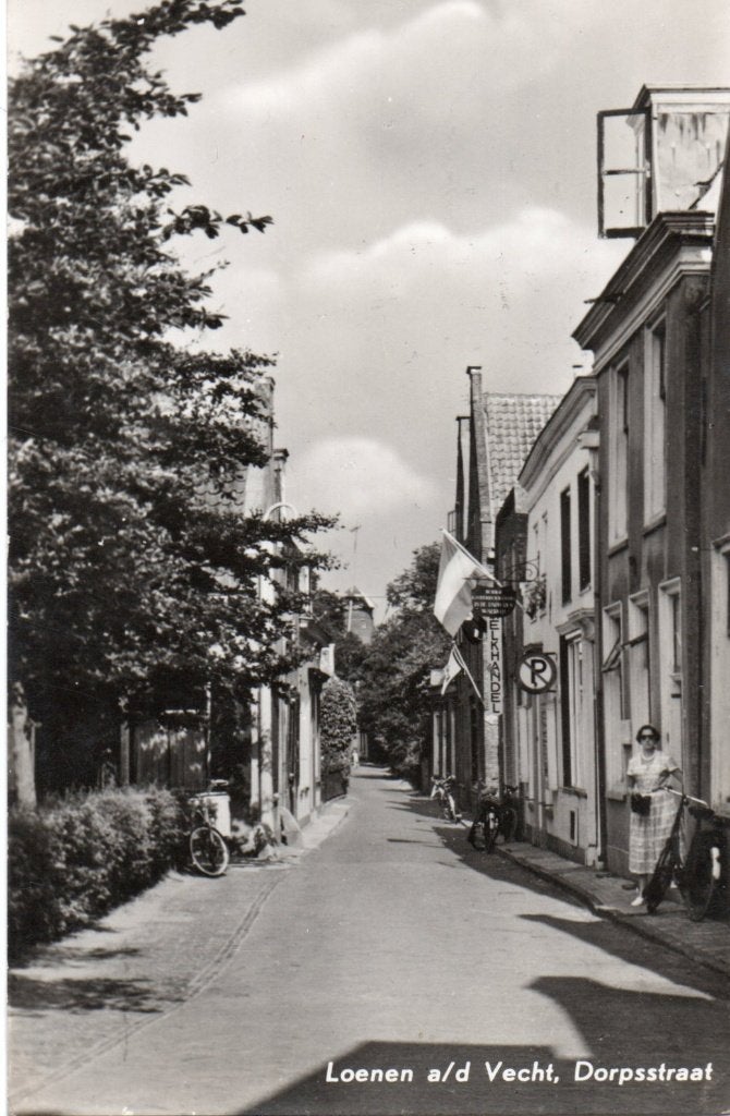 Loenen aan de Vecht, Dorpsstraat. 6426, Verzenden, 1940 tot 1960, Gelopen, Utrecht
