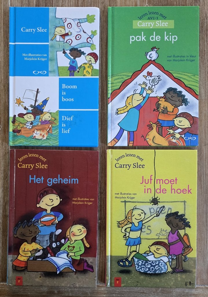 Leren lezen met Carry Slee - Groep 3 AVI Start / AVI M3, Boeken, Ophalen of Verzenden, Zo goed als nieuw, Carry Slee, Fictie algemeen