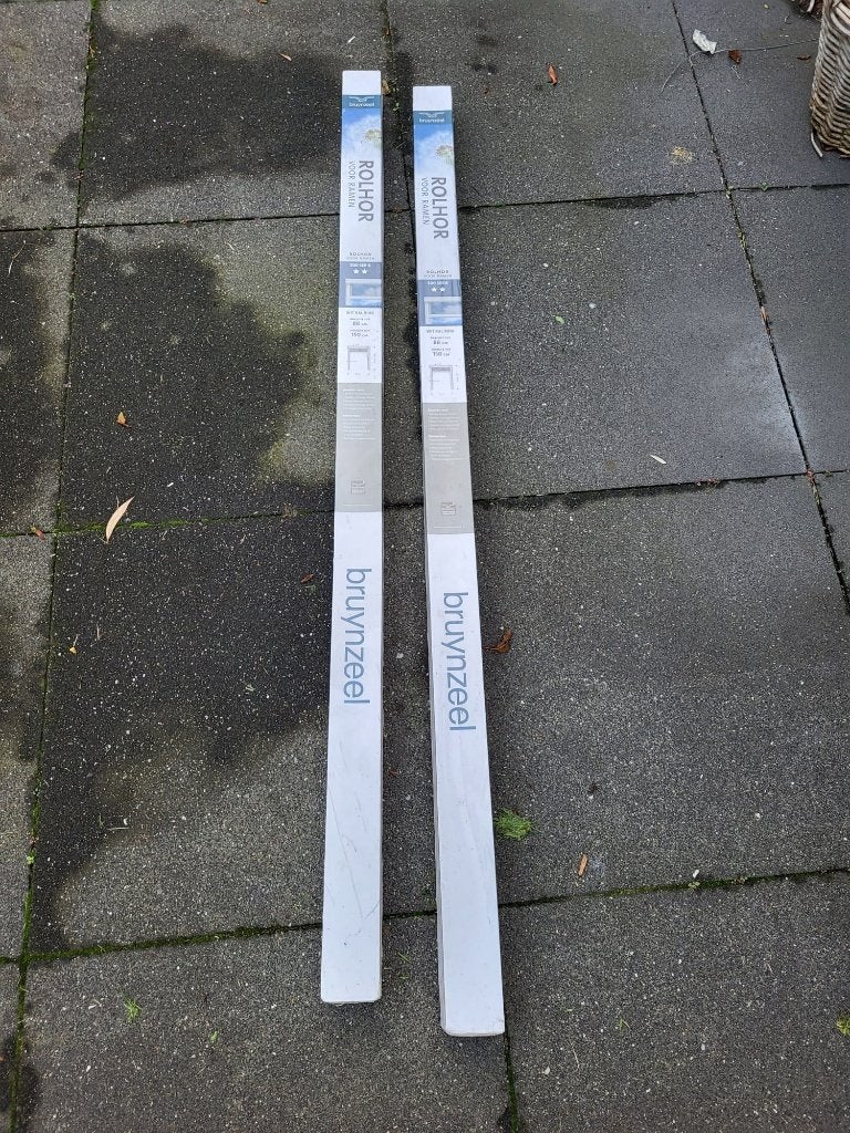 1 x Bruynzeel Rolhor voor raam – 88 x 150 cm – wit RAL 9010, Ophalen, Nieuw, Overige typen, Minder dan 200 cm