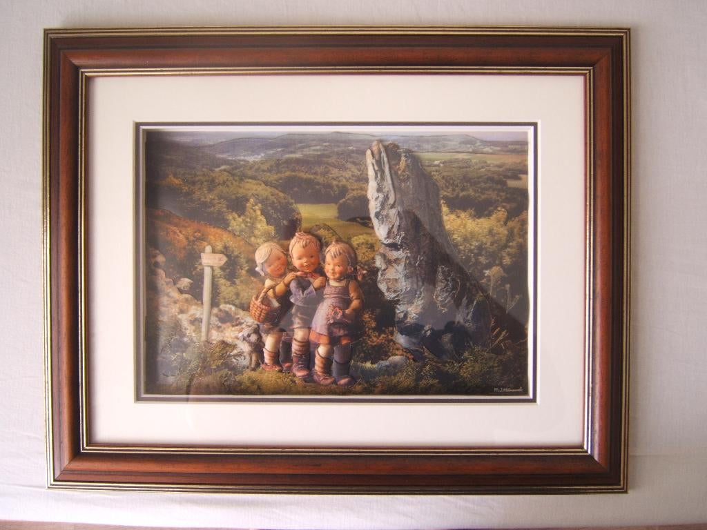 Schilderij 3d hummel (Q), Ophalen, Zo goed als nieuw, Schilderij, Minder dan 50 cm