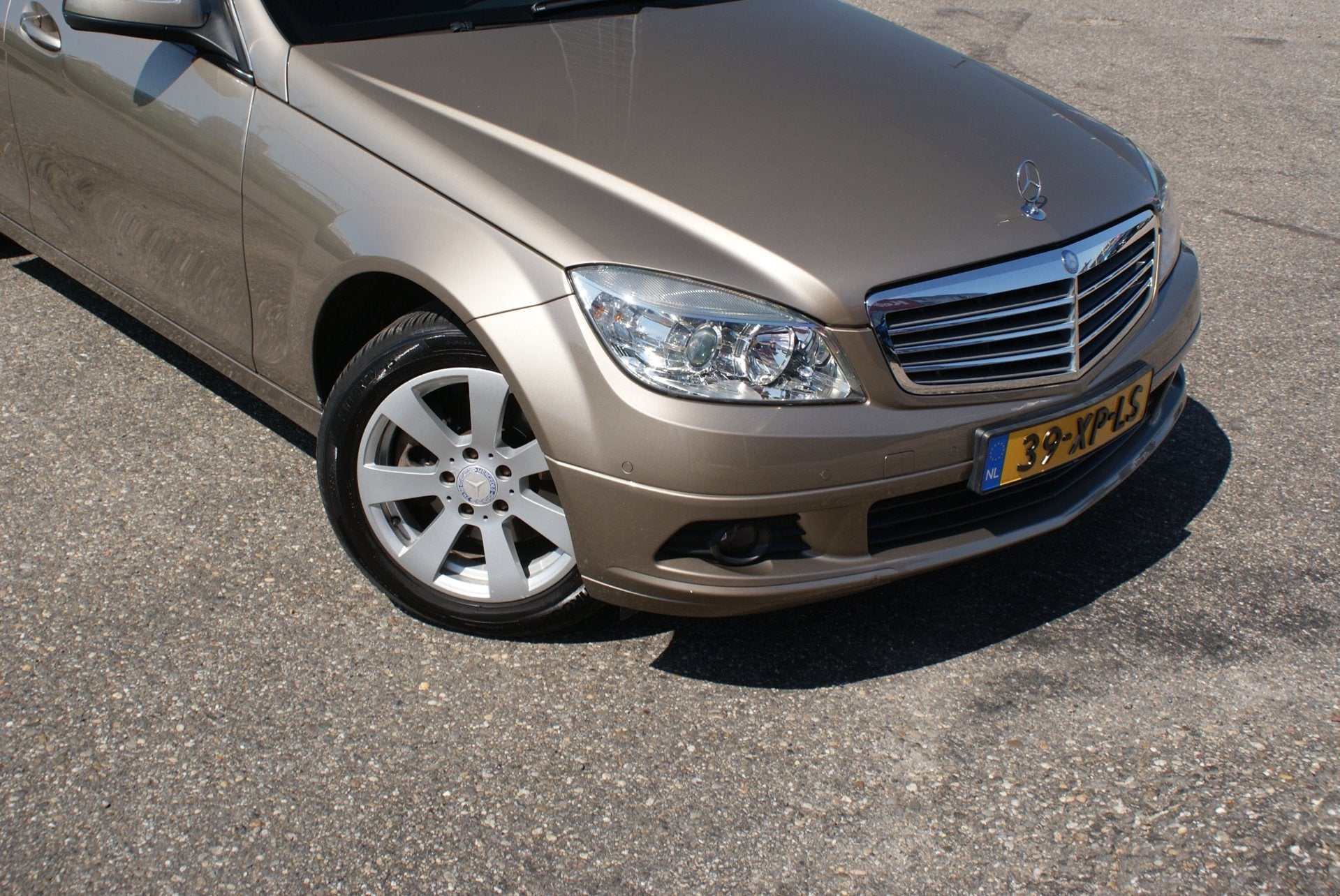 Mercedes-Benz C-klasse 200 K | Orgineel NL | Cruise control, Zwart, 4 cilinders, 1796 cc, Beige