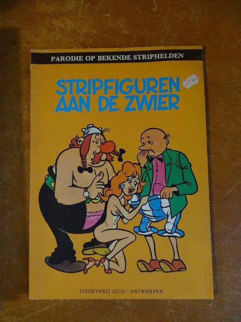 Asterix en Stripfiguren aan de Zwier Parodie, Boeken, Stripboeken, Eén stripboek, Ophalen, Gelezen