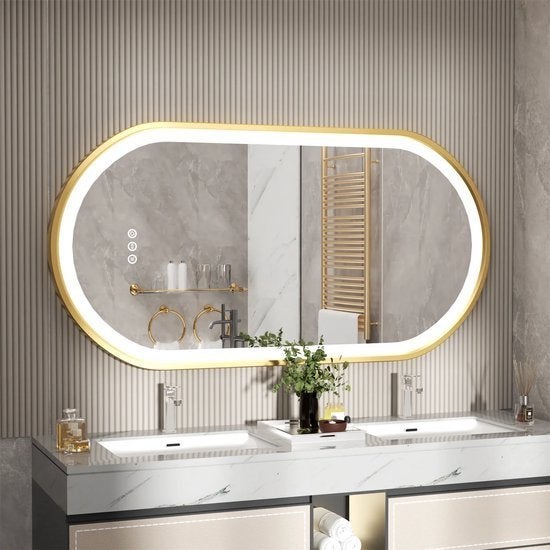 Badkamerspiegel - Spiegel - Spiegel Met Verlichting - Smart, Corvance B.V., Verzenden, Nieuw, Corvancebol@gmail.com