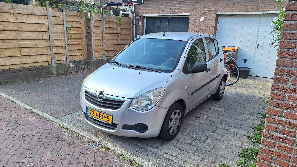 Zuinige Opel Agila 1.0 (2008) – 5-deurs – Hoge instap - NAP, Auto's, Stof, 996 cc, Origineel Nederlands, Handgeschakeld