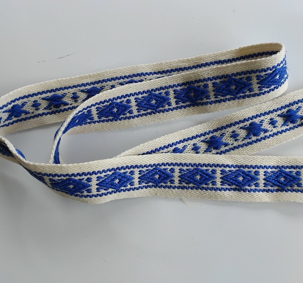 Sierband blauw wit en meer, Ophalen of Verzenden, Nieuw, Lint, Band of Elastiek