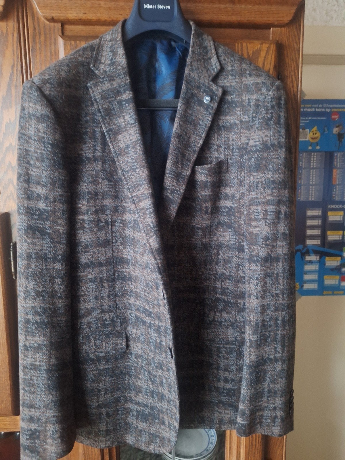 Mister Steven Heren Colbert Maat XL - Stijlvol & Comfortabel, Maat 52/54 (L), Overige kleuren, Nieuw, Ophalen of Verzenden