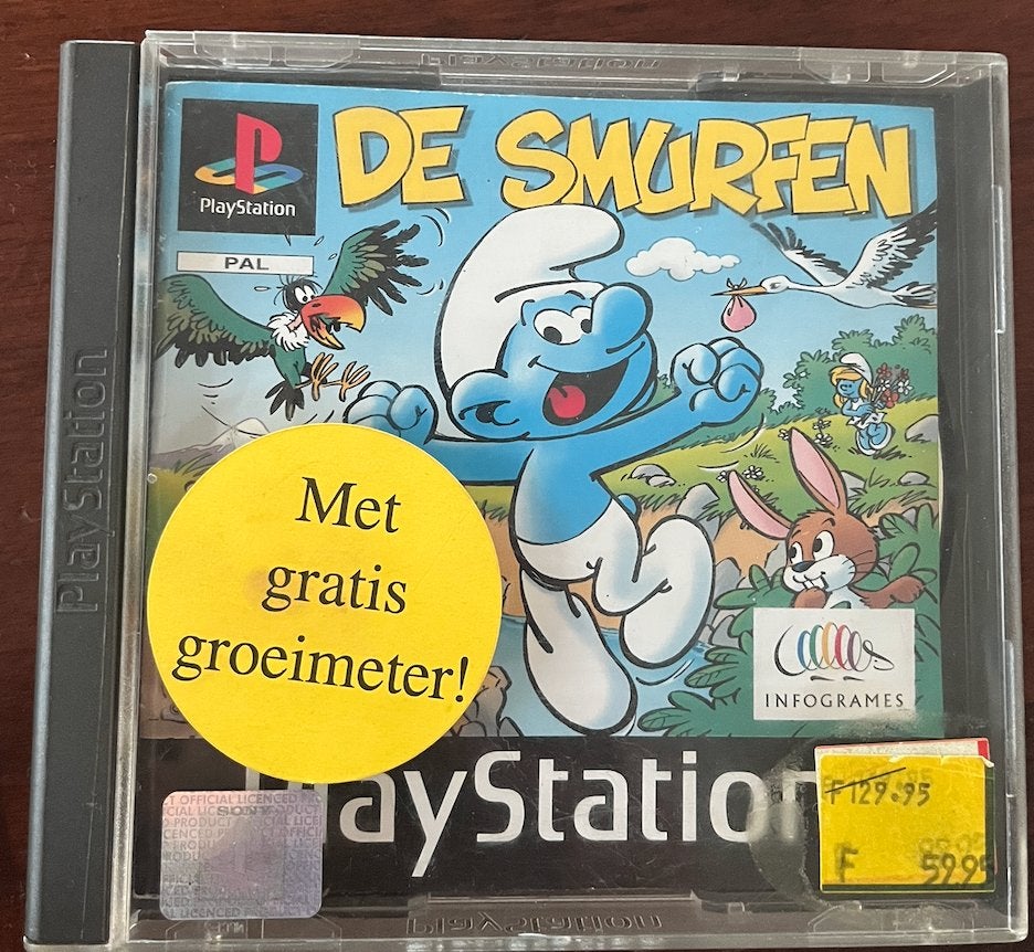 De Smurfen voor PlayStation 1  – ook speelbaar op PS2, Avontuur en Actie, 1 speler, Ophalen of Verzenden, Zo goed als nieuw