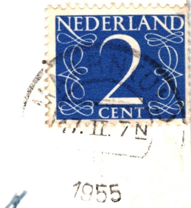 967271 Maarn U De oude Maarnse Poort 1955 Gelopen met zegel, Ophalen of Verzenden, 1940 tot 1960, Gelopen, Utrecht