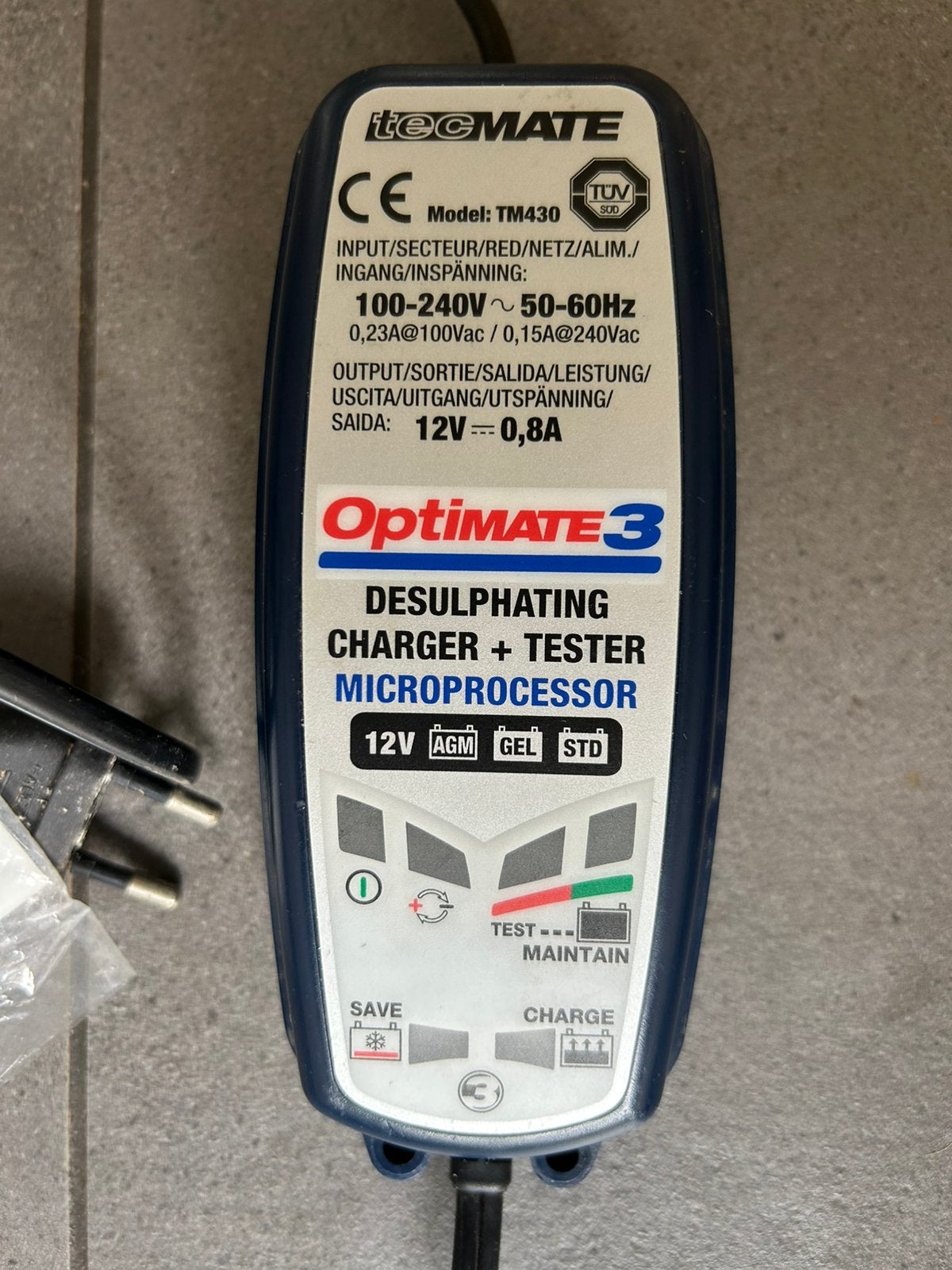 Optimate3 acculader, Ophalen of Verzenden