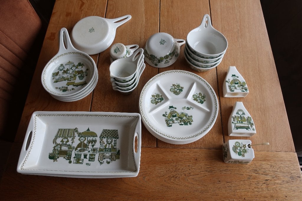 Market servies Figgio Norway 5 persoons, Ophalen of Verzenden