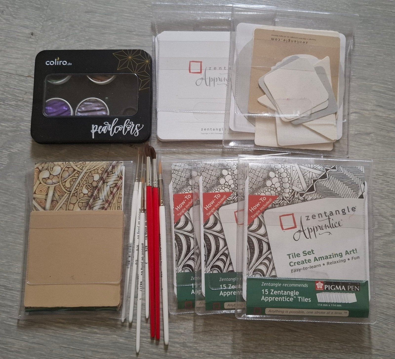 Zentangle tiles, Hobby en Vrije tijd, Knutselen, Ophalen