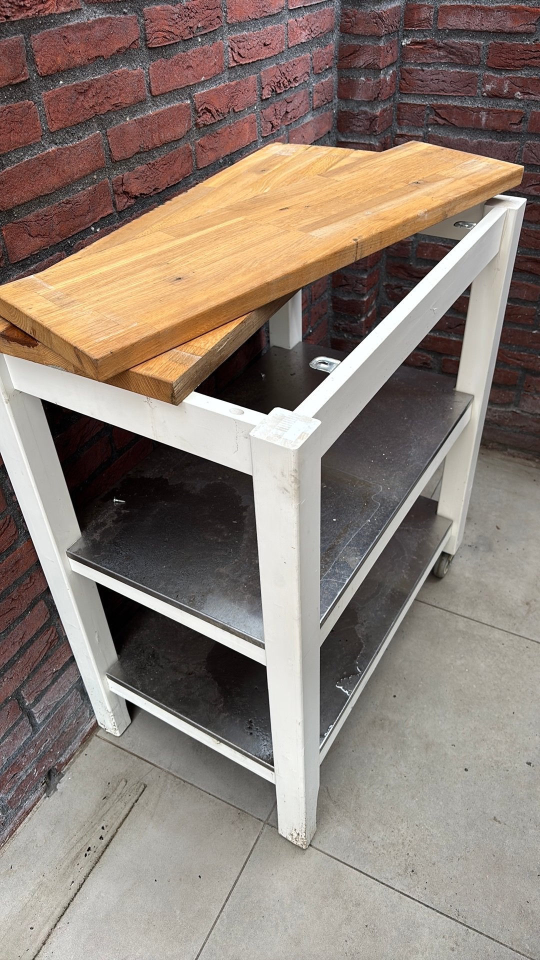 keukentrolley, Gebruikt, Hout, IKEA, Keukentrolley