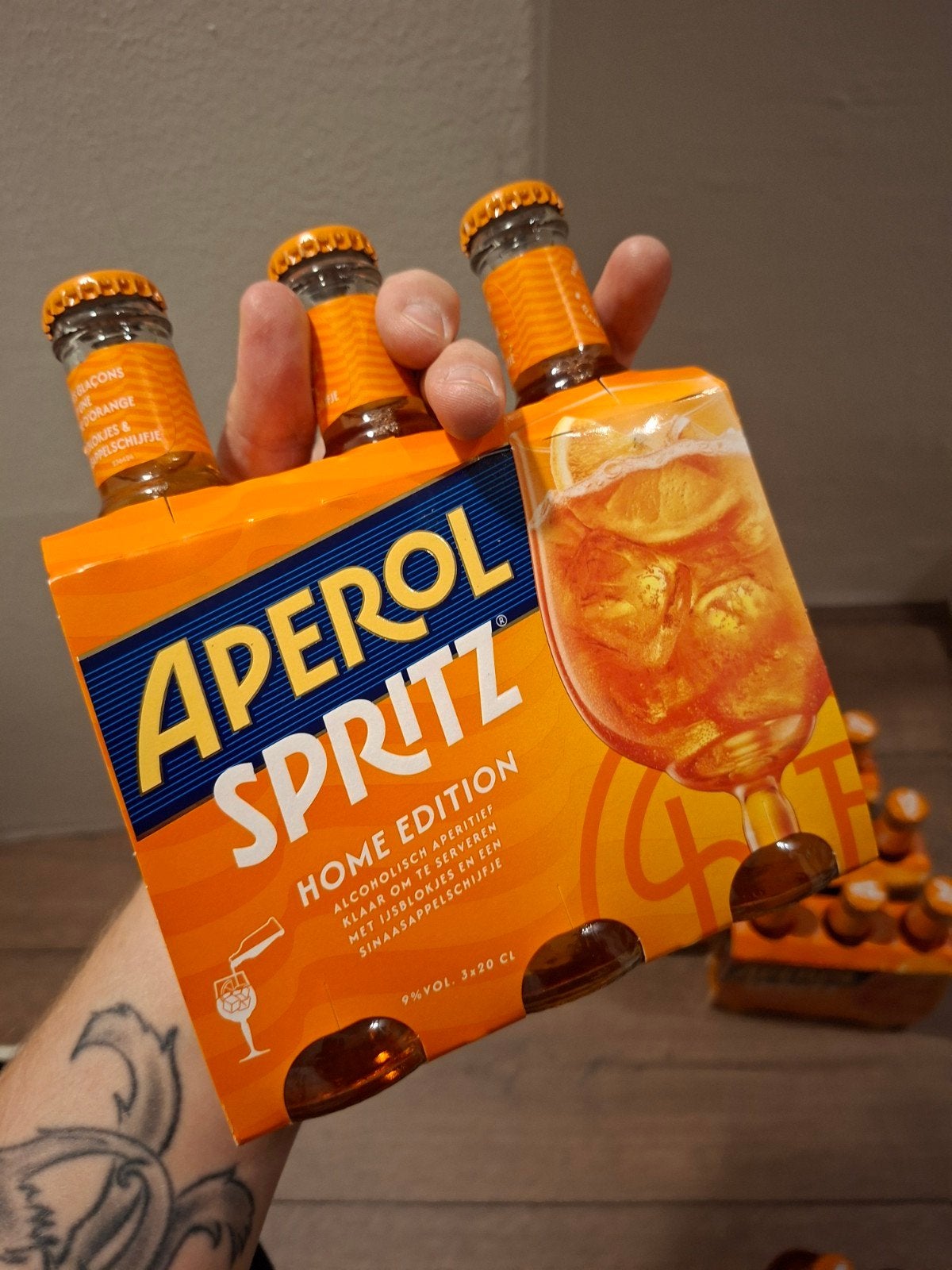 Aperol Spritz kant-en-klaar (25 flesjes van 20cl), Ophalen
