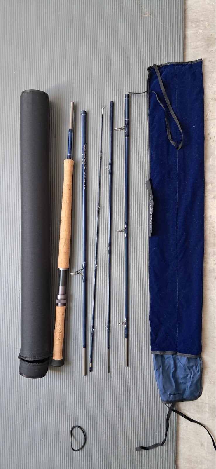TFO TiCrX Vliegenhengel 7/8 wt 11'3" 5 pc/ delig, Ophalen of Verzenden, Werphengel